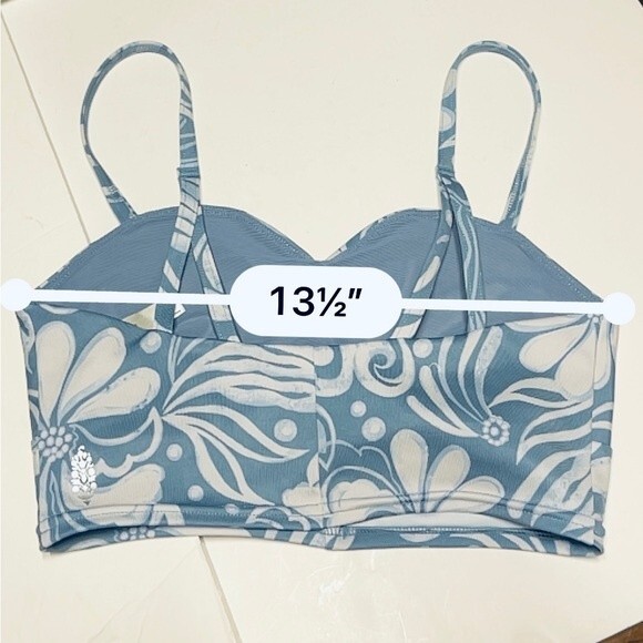 Free People Movement Double Take Printed Crop Top in Floral Combo S NWOT - Picture 11 of 15